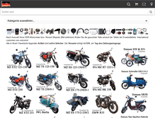 Tablet Screenshot of ddr-motorrad.de